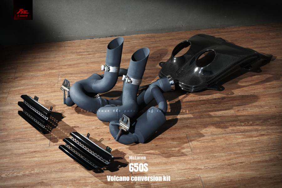 MCLAREN 650S 650S 3.8L Fi Exhaust Stainless Steel Zacoe Volcano Conversion kit