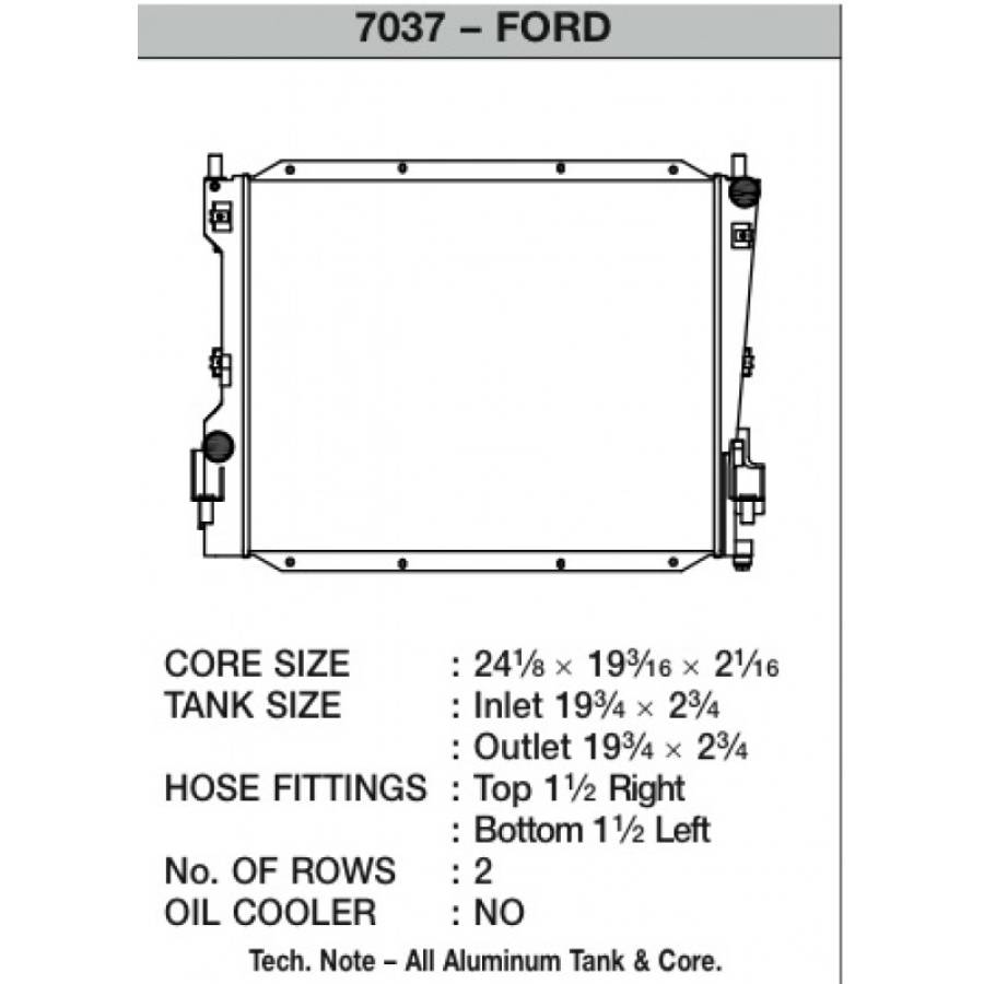 FORD MUSTANG MK5 V6 CSF Radiators Radiator