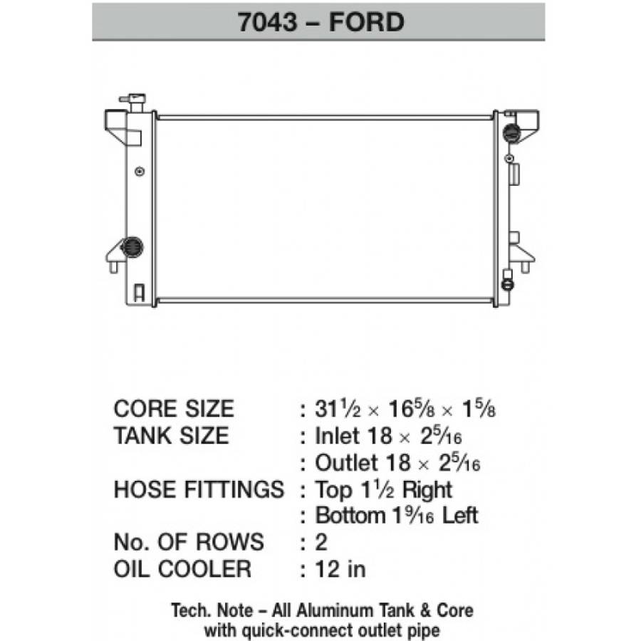 CSF Radiators Radiator