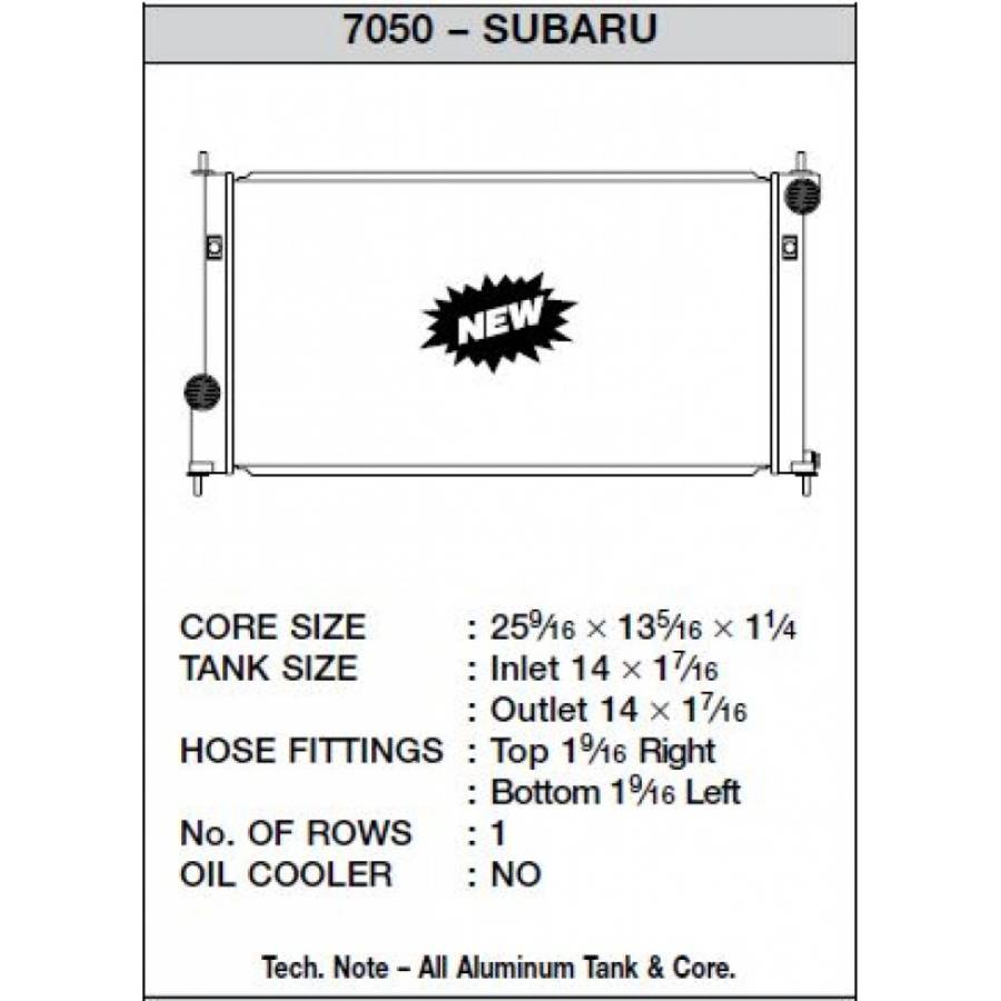 SUBARU BRZ BRZ 2.0L CSF Radiators Radiator