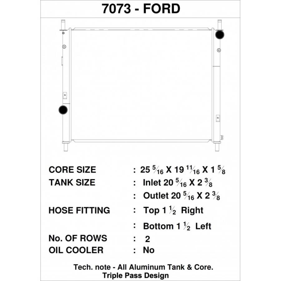 FORD MUSTANG GT MK6 5.0L COUPE CSF Radiators Radiator