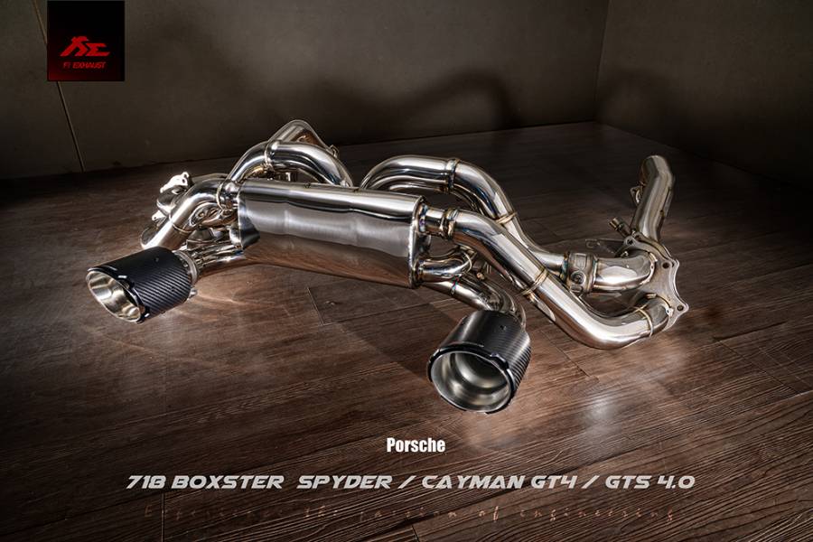 PORSCHE CAYMAN 718 4.0L GT4 Fi Exhaust Stainless Steel Catback (OPF / NON OPF) >02/2020