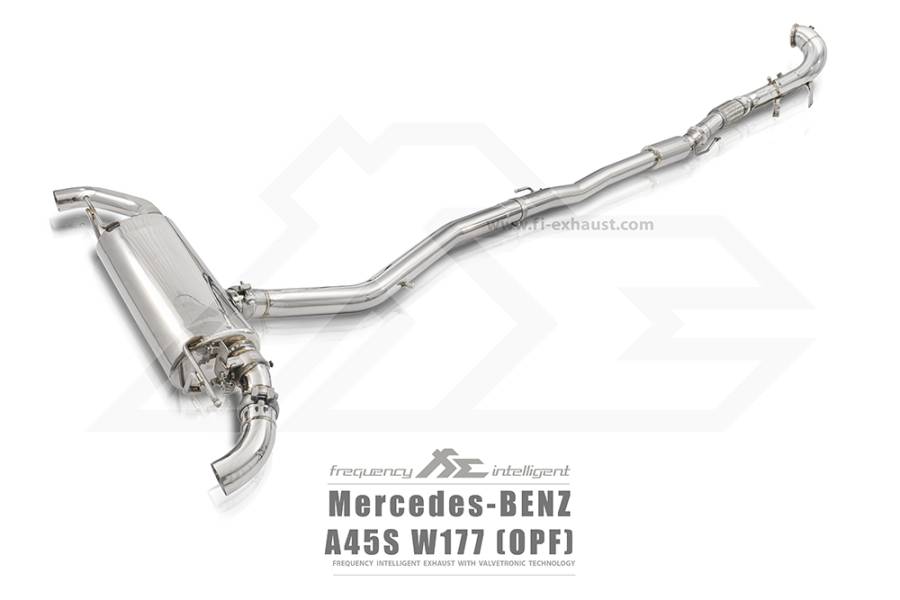 MERCEDES-BENZ A-CLASS W177 A45 Fi Exhaust Rostfreier Stahl Cat-back