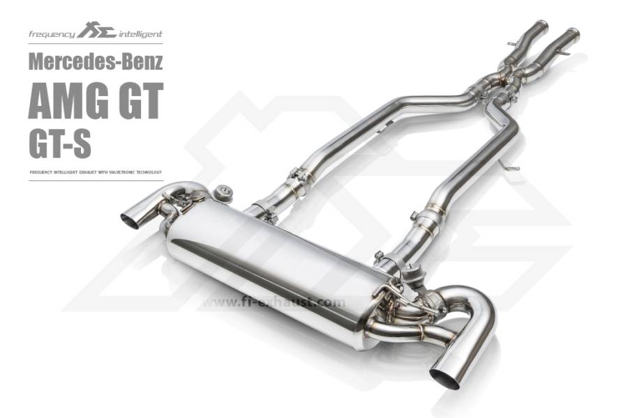 MERCEDES-BENZ AMG GT C190 4.0L GT Fi Exhaust Acier inoxydable Cat-back