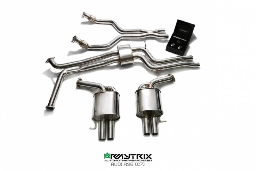 AUDI RS7 C7 4.0 TFSI SPORTBACK Armytrix Stainless Steel Cat-back