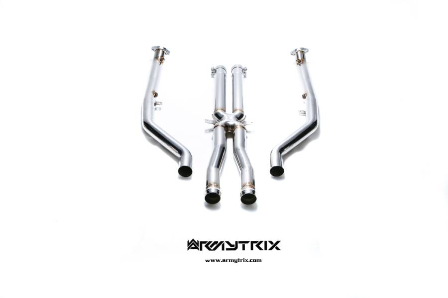 BMW 3 SERIES E93 M3 Armytrix Stainless Steel Down-pipe