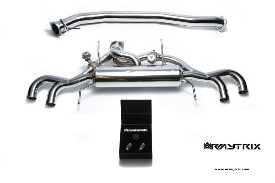 NISSAN GT-R R35 3.8L Armytrix Stainless Steel Cat-back