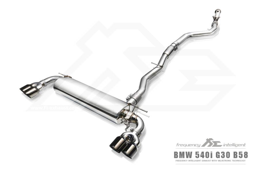 BMW 5 SERIES G30 540I Fi Exhaust Stainless Steel Cat-back (NON OPF)