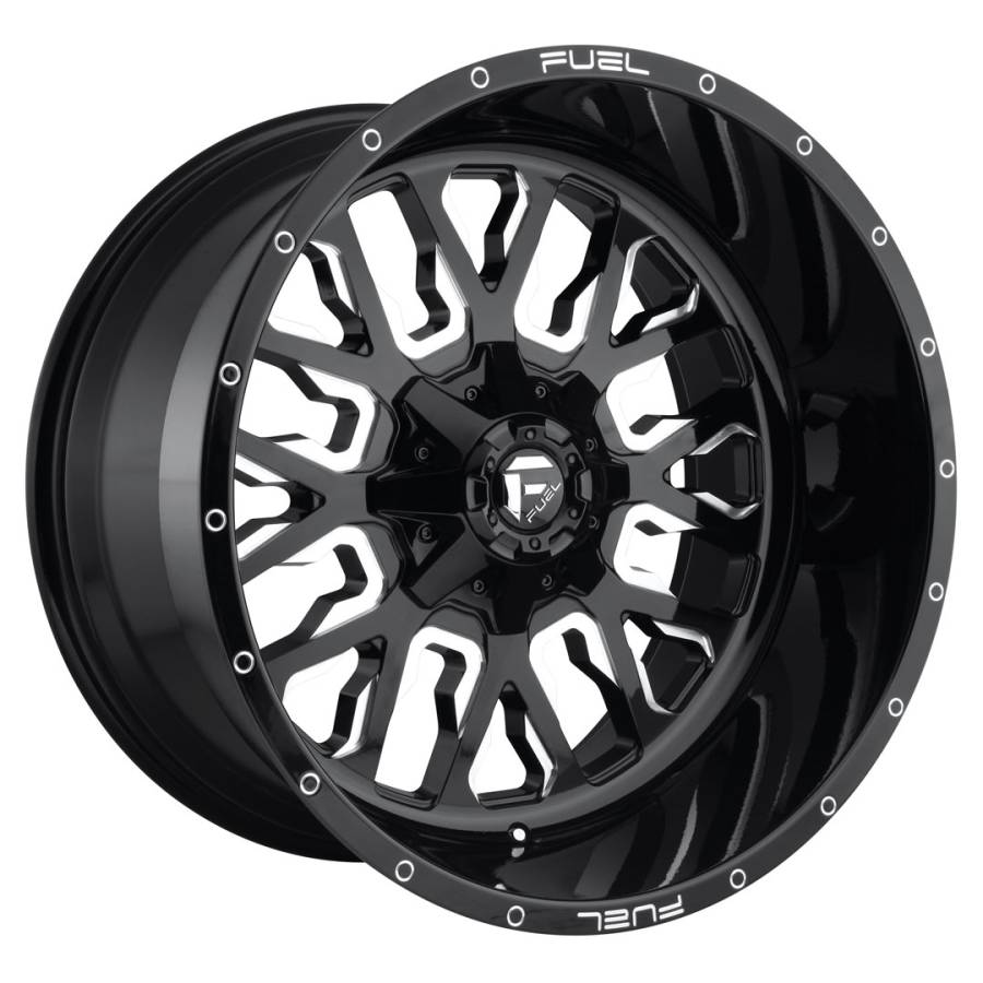 Fuel D611 STROKE NBL-BLACK GLOSS MILLED