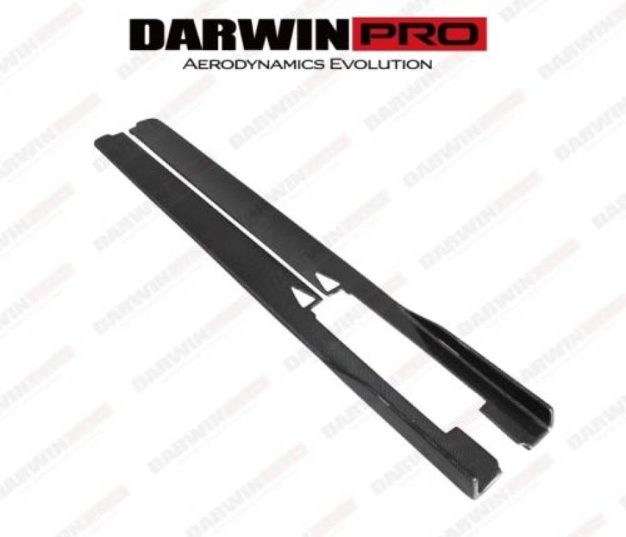 DarwinPro FRP BASE W/ CARBON (1 SIDED) Side skirt splitters underboard