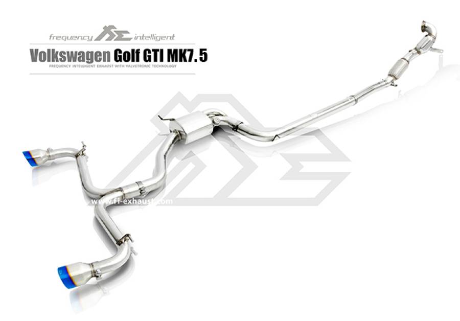 VW GOLF MK7.5 2.0 TSI GTI Fi Exhaust Stainless Steel Cat-back