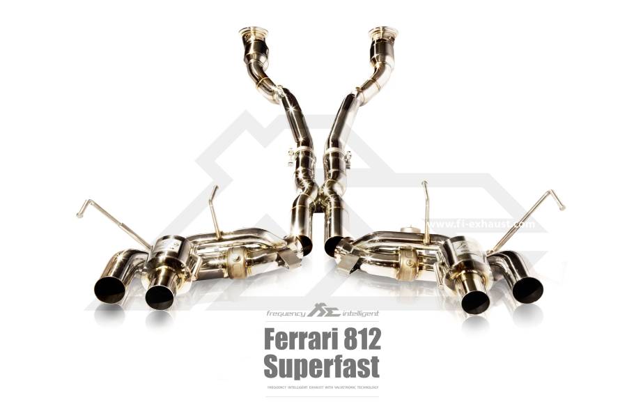 FERRARI 812 SUPERFAST 6.5L Fi Exhaust Stainless Steel Cat-back