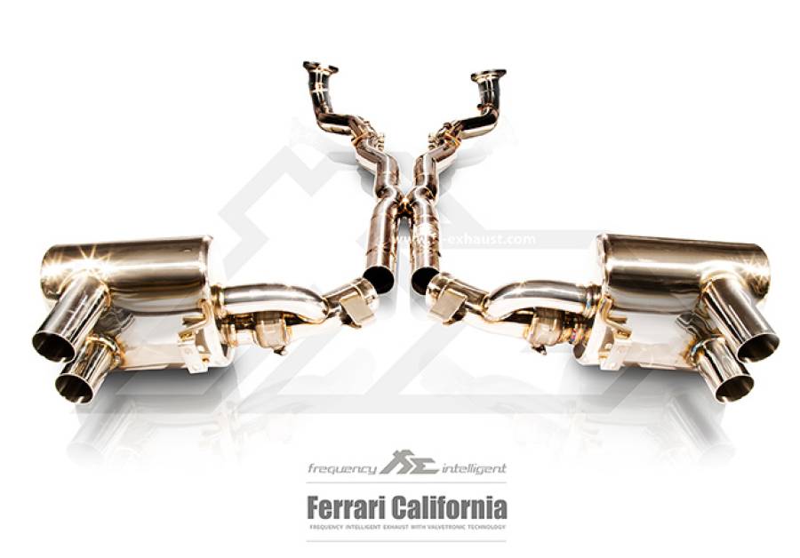 FERRARI CALIFORNIA CALIFORNIA 4.3L Fi Exhaust Roestvrij staal Cat-back