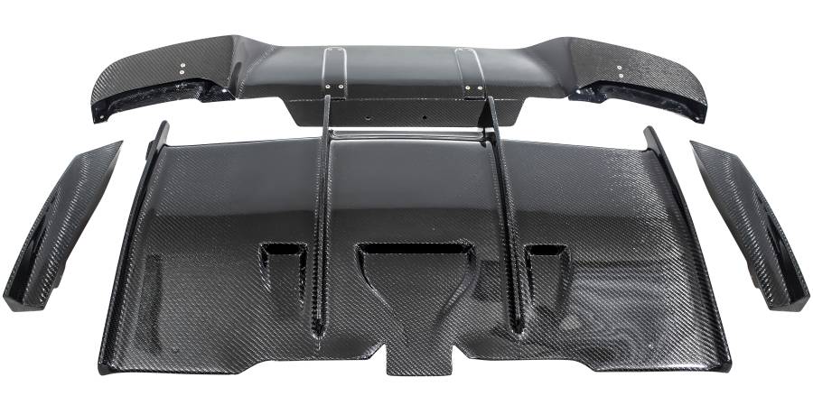 PSM Dynamic CARBON Rear Diffuser Stage 2