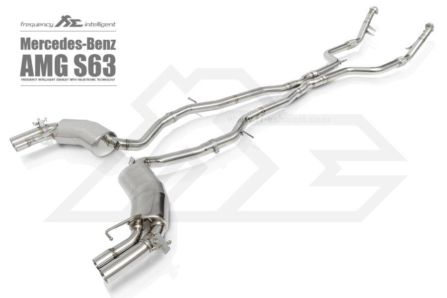 MERCEDES-BENZ S CLASS C217 AMG S63 COUPE Fi Exhaust Roestvrij staal Cat-back