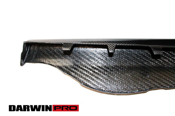 DarwinPro FRP BASE W/ CARBON (1 SIDED) Side skirt splitters