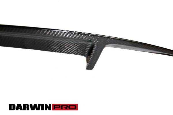 DarwinPro FRP BASE W/ CARBON (1 SIDED) Trunk Spoiler