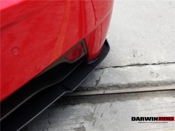 DarwinPro FRP BASE /W CARBON (2 SIDED) Rear diffuser lip