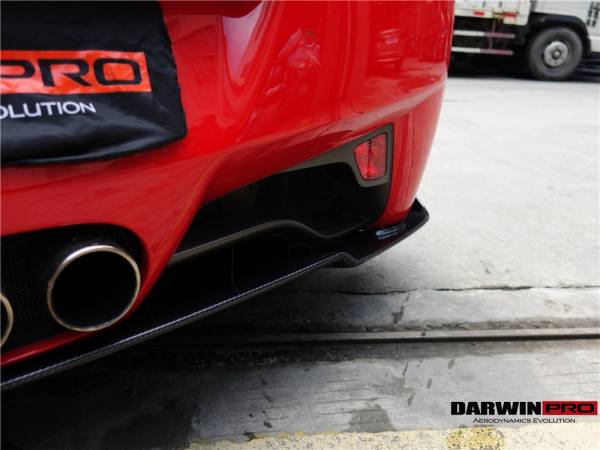 DarwinPro FRP BASE /W CARBON (2 SIDED) Rear diffuser lip