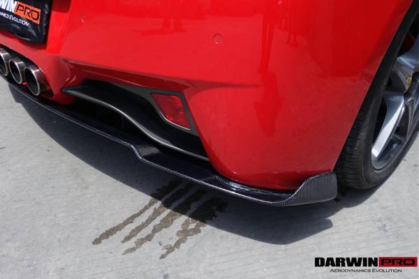 DarwinPro FRP BASE /W CARBON (2 SIDED) Rear diffuser lip