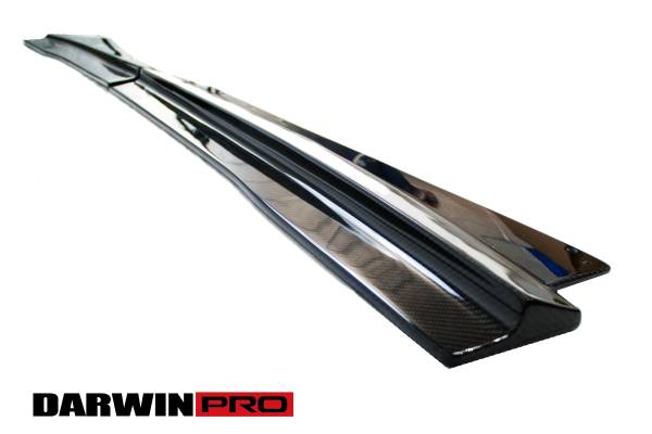 DarwinPro FRP BASE /W CARBON (2 SIDED) Side skirt extensions