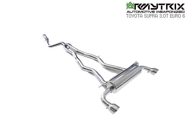 TOYOTA SUPRA A90/MK5 3.0L Armytrix Stainless Steel Cat-back (OPF)