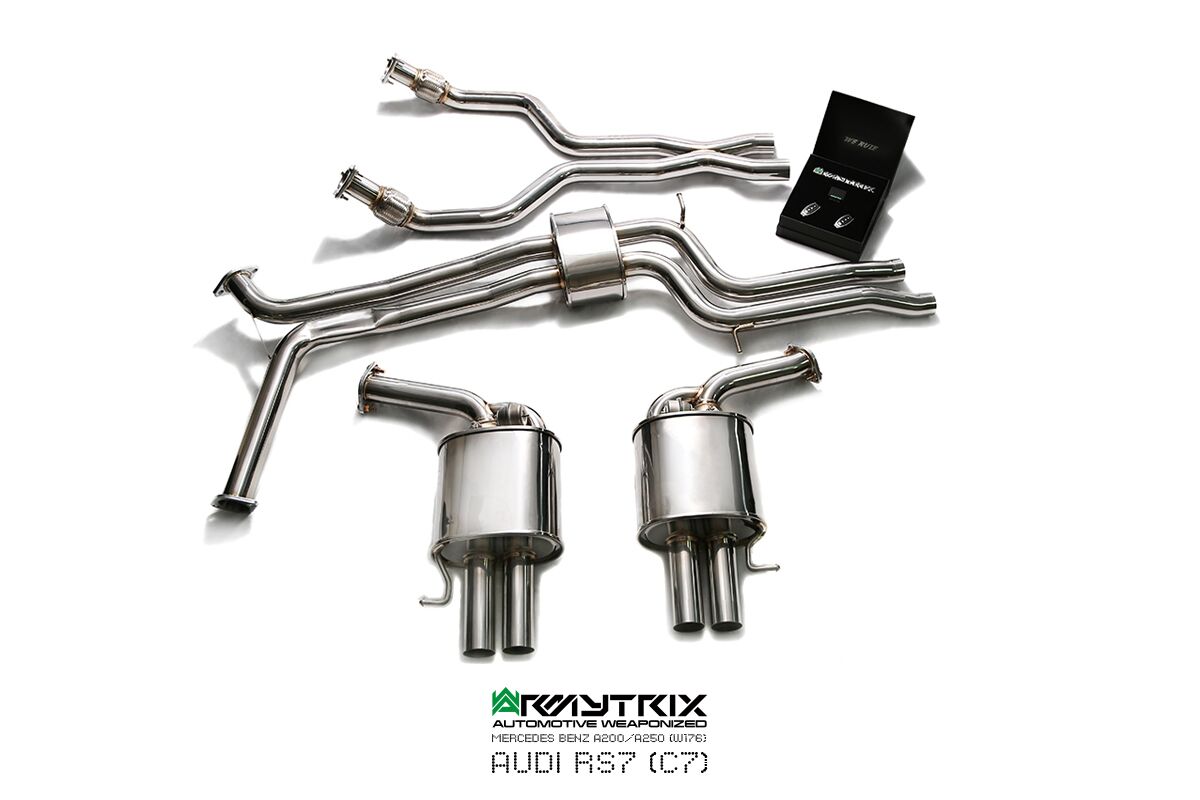 Armytrix Audi RS7 stainless steel exhaust