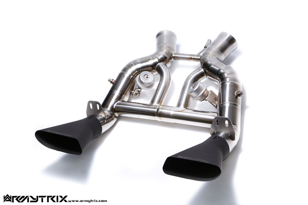 armytrix mclaren 650s titanium exhaust