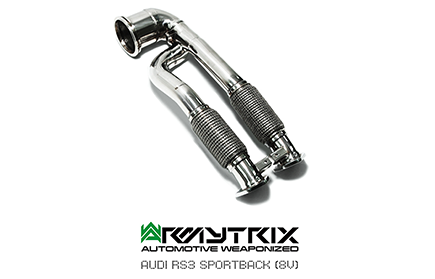 armytrix downpipe audi rs3 v8 sportback blogafbeelding