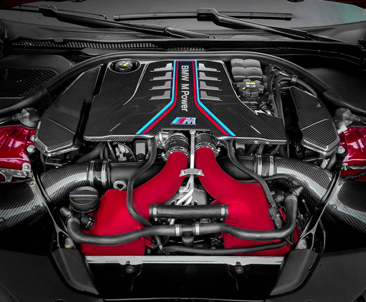 CSF Radiators BMW F90 M5 F92 M8 Top Charge Cooler Engine Bay